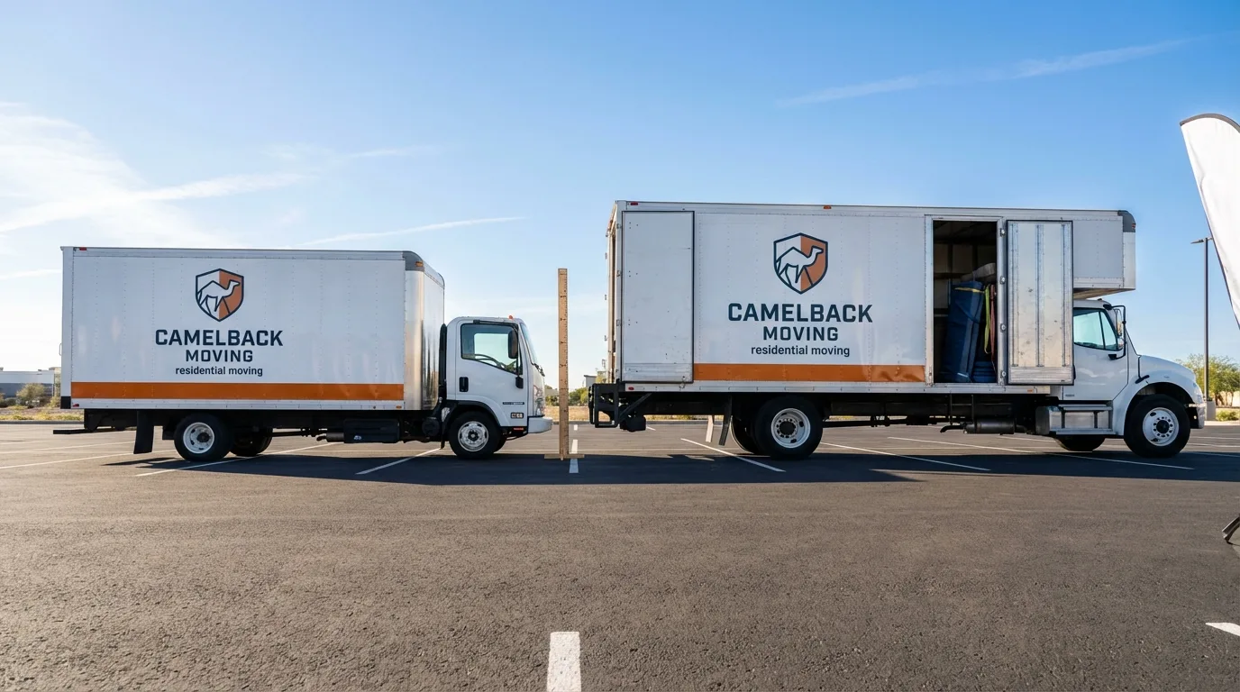 Moving truck size capacity guide in Hampden Sydney